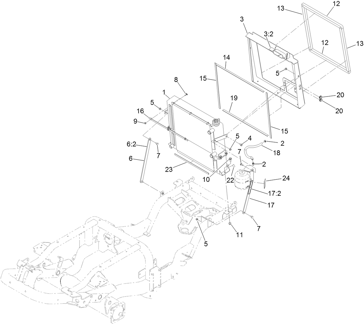 Radiator and Cooler Assembly