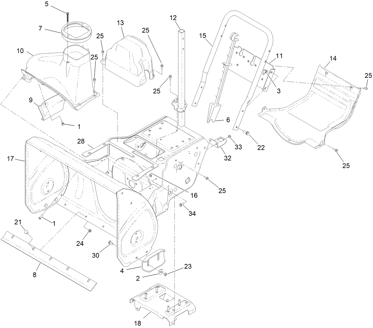 Frame and Housing Assembly