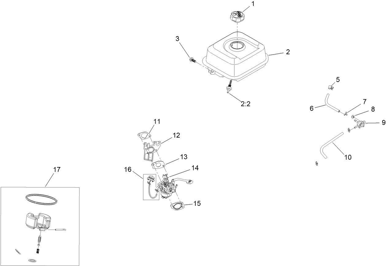 Fuel System and Carburetor Assembly