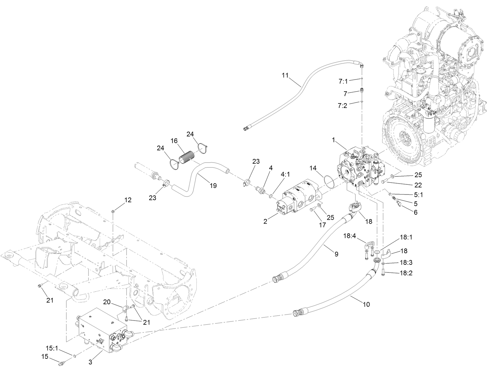Traction Hydraulic Assembly