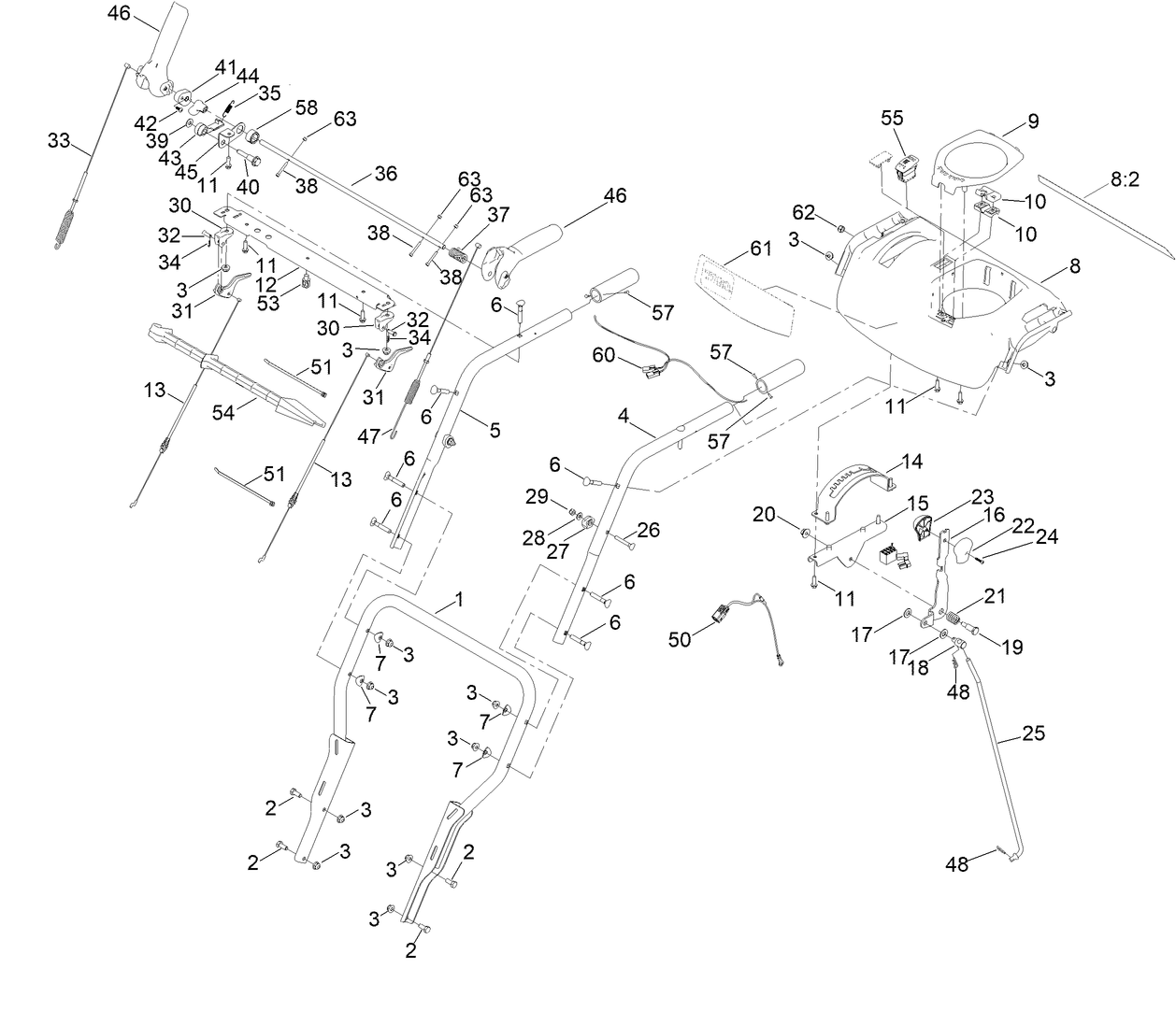 Handle and Control Assembly