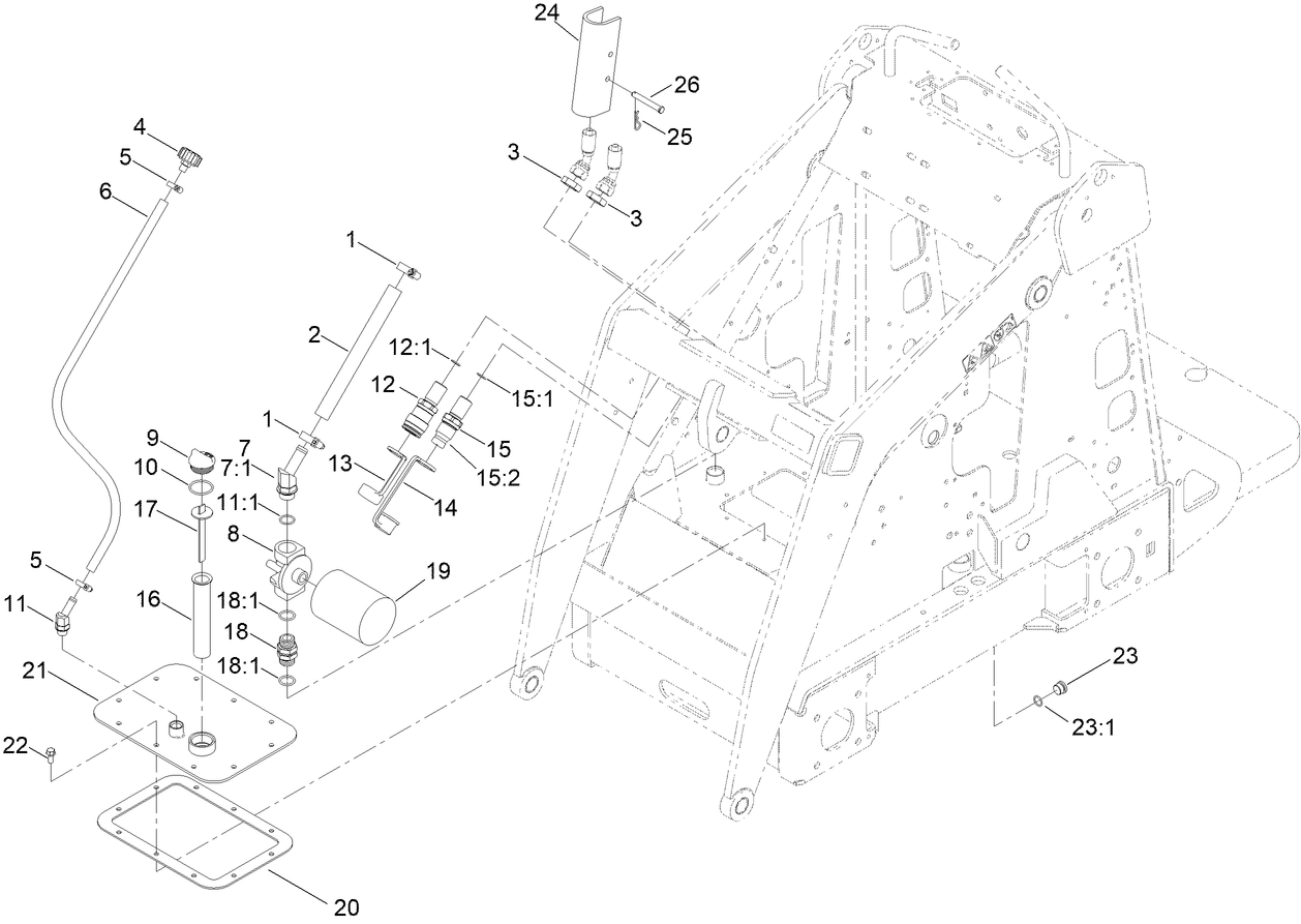 Hydraulic Tank and Filter Assembly