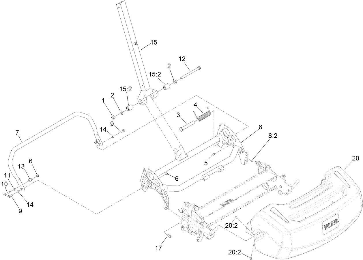 Frame and Handle Mount Assembly