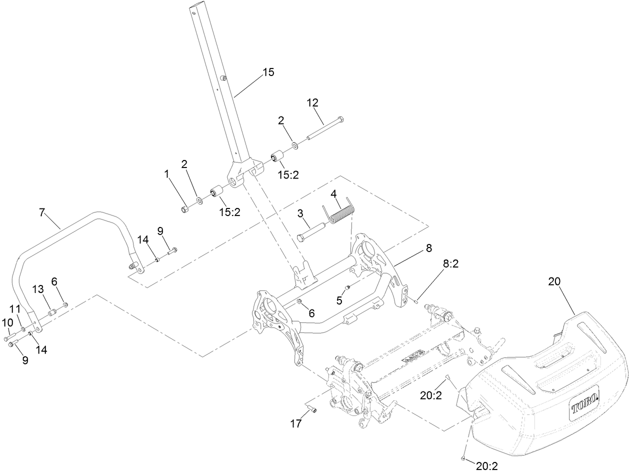 Frame and Handle Mount Assembly