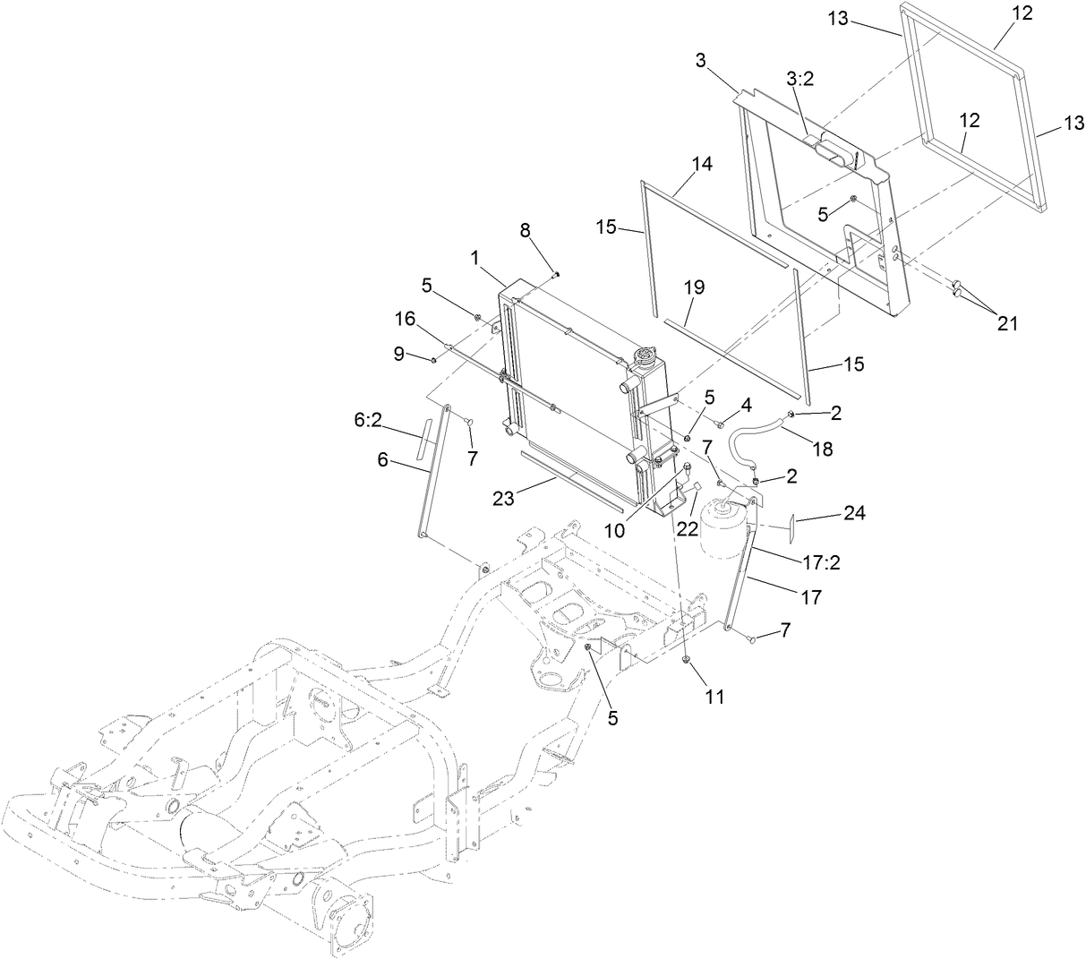 Radiator and Cooler Assembly