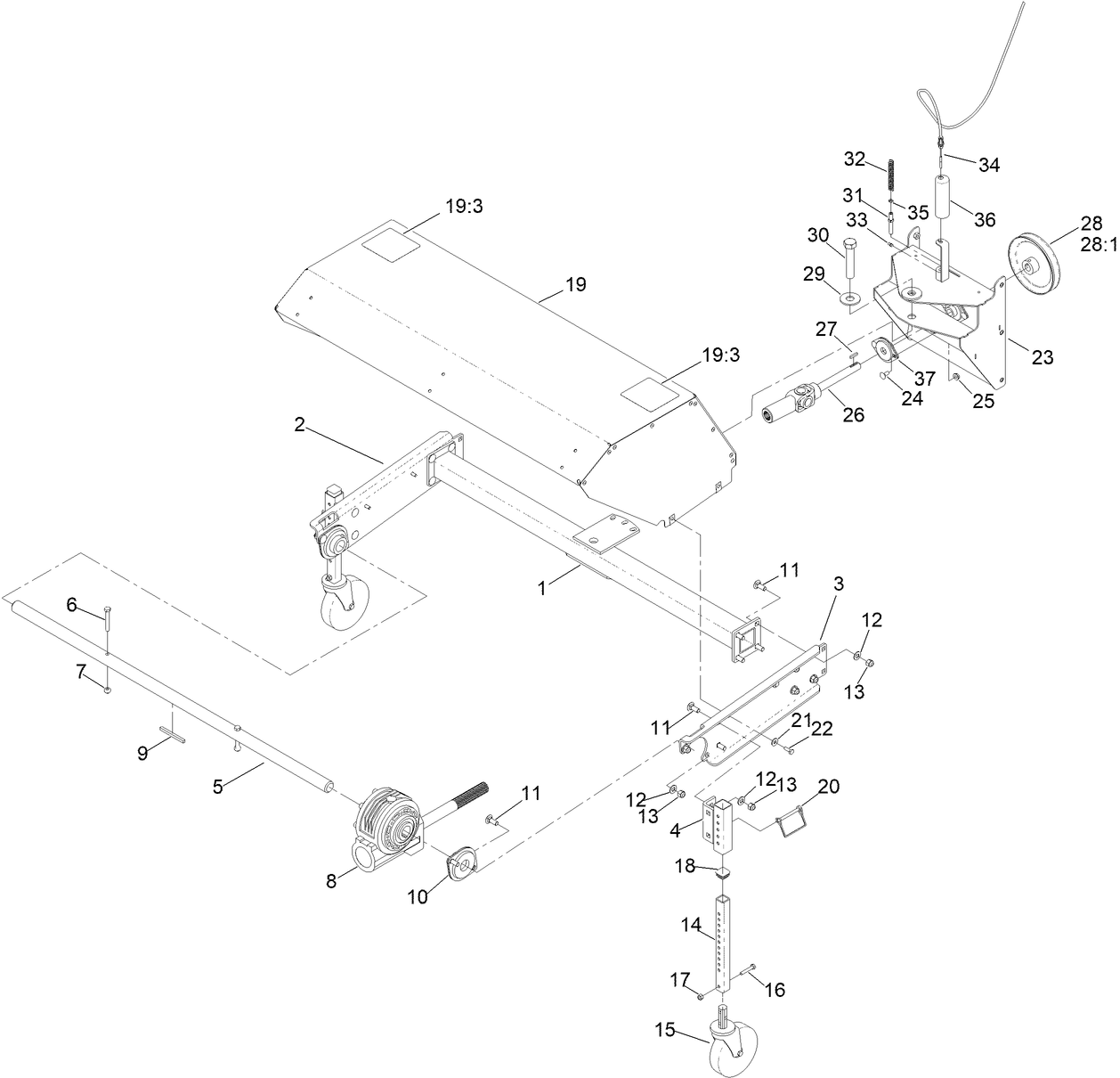 Broom Frame Assembly