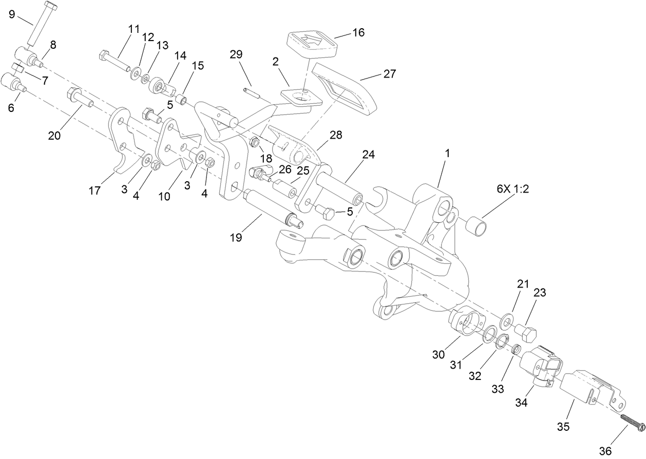 Right Hand Support Platform Assembly