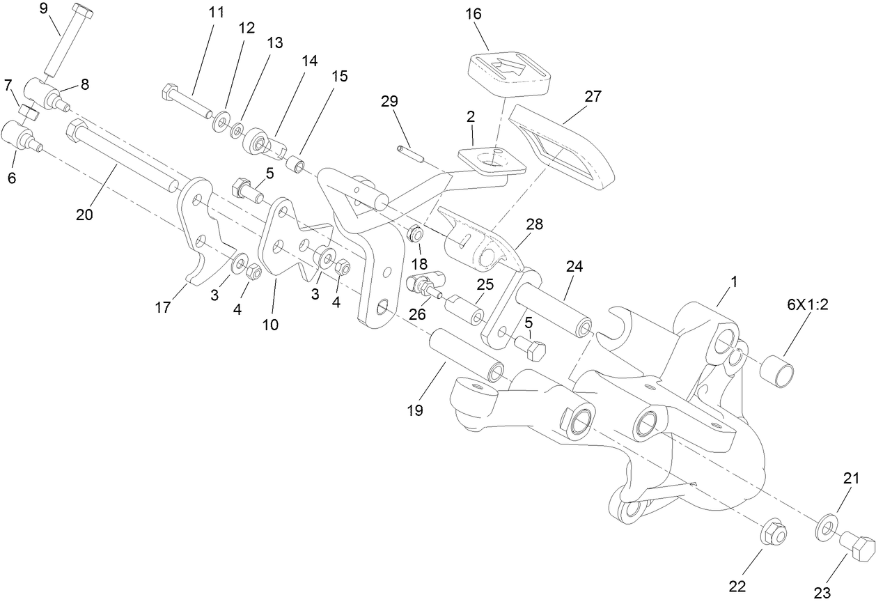 Right Hand Support Platform Assembly