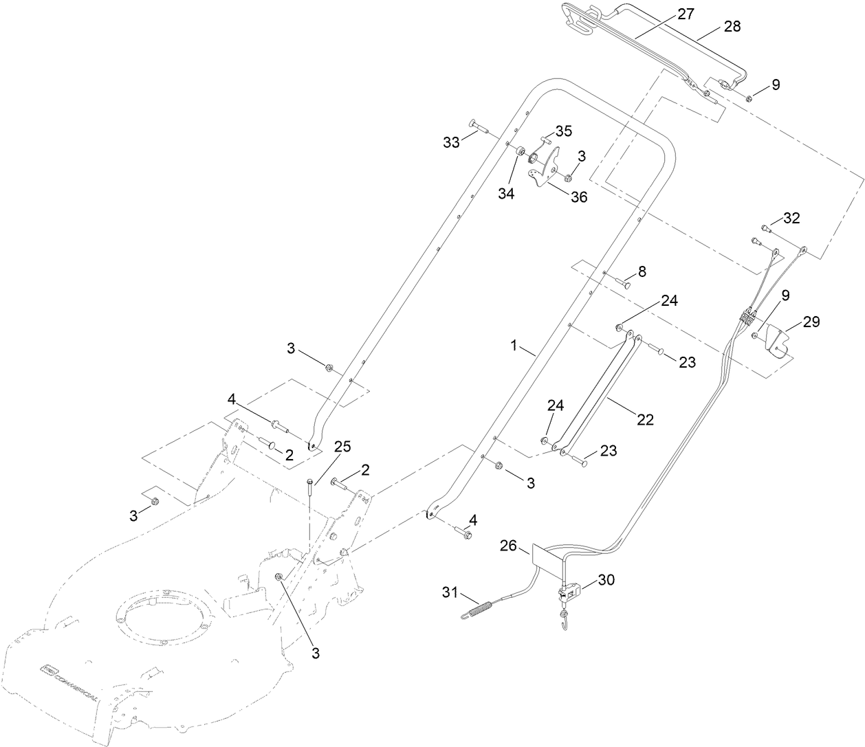 Handle and Control Assembly