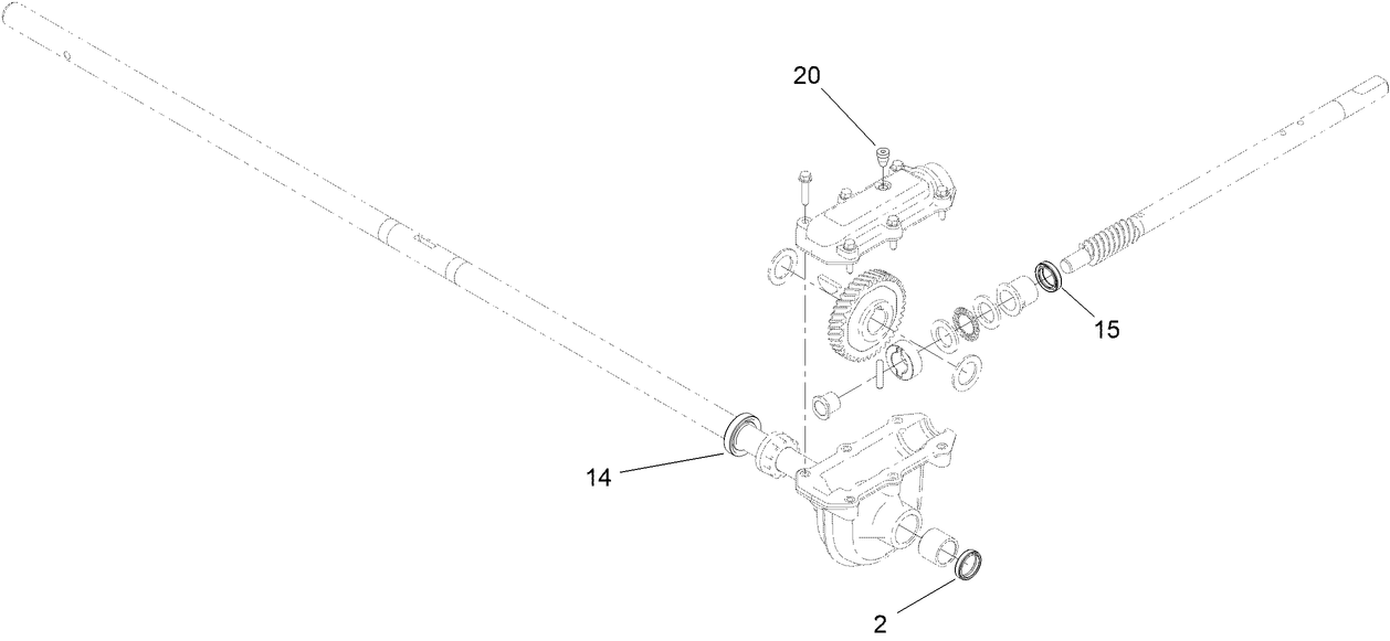 Auger Gearcase Assembly No. 140-5439