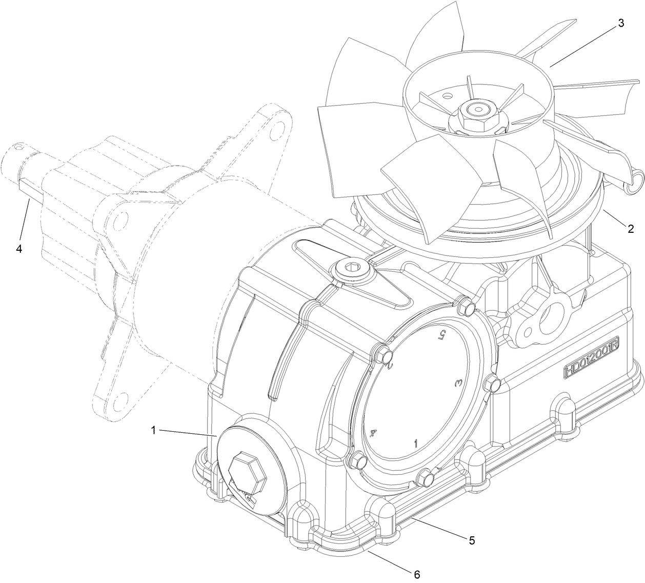 LH Hydro Transaxle Assembly No. 132-8802