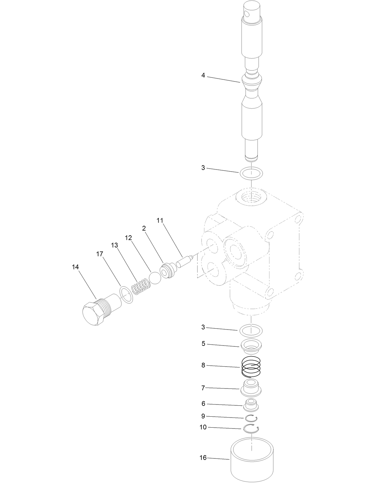 Hydraulic Valve Assembly No. 121-9070