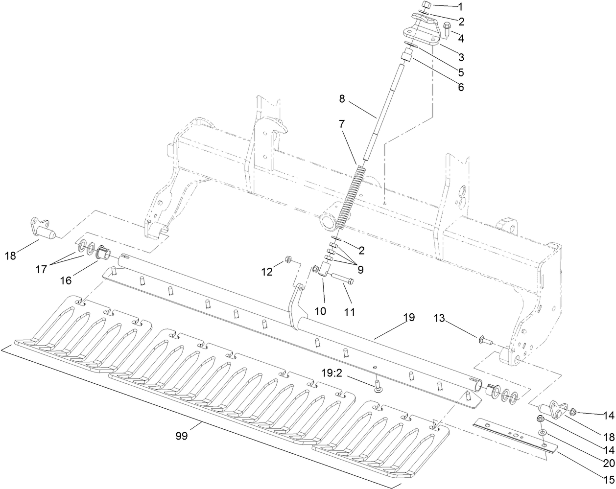 Right Hand Turf Guard Assembly