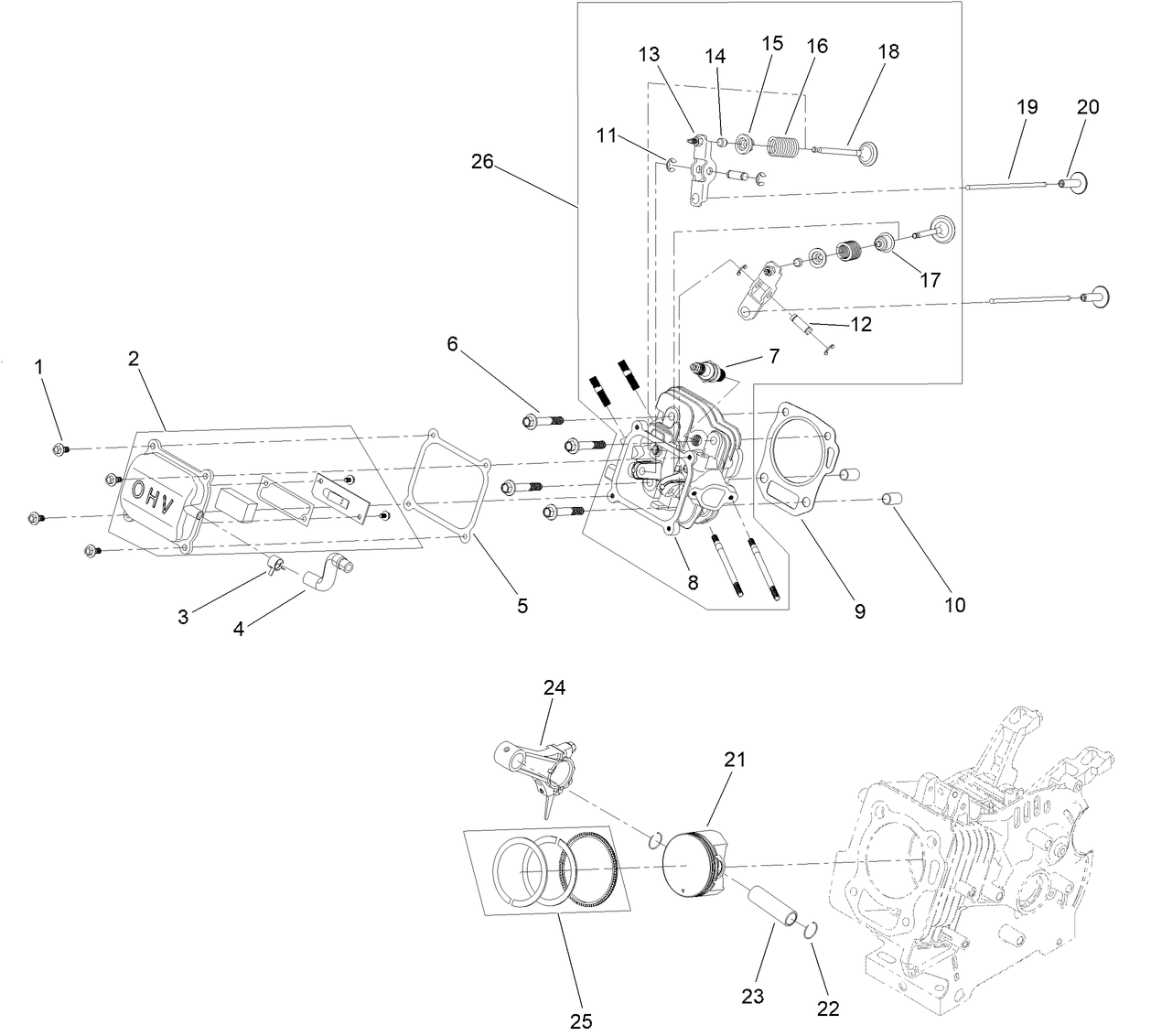 Piston and Head Assembly