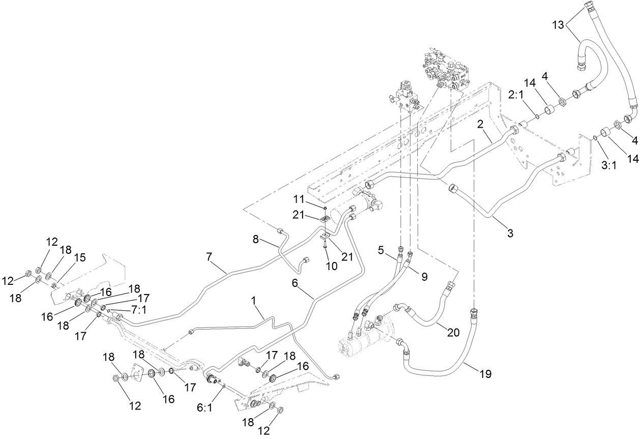 Hydraulic Mow Circuit Assembly