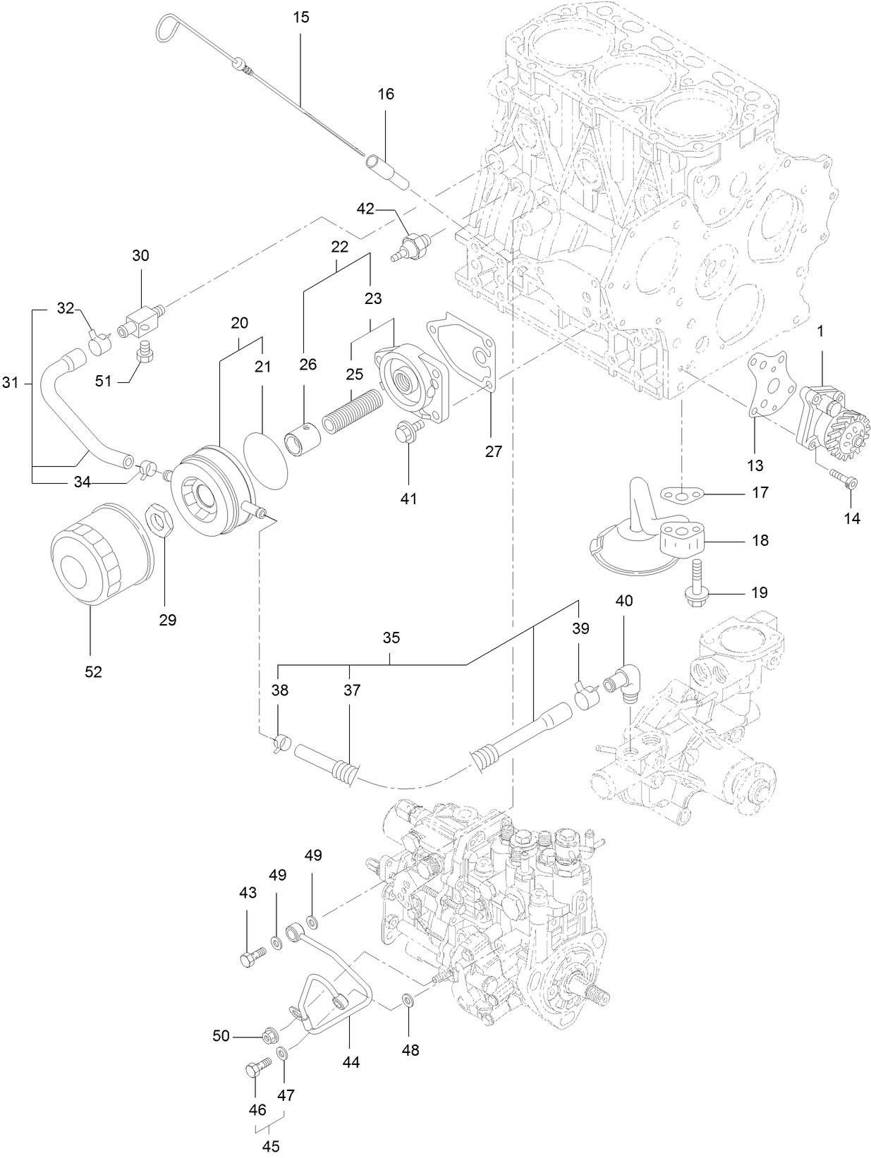 Oil Pump and Filter Assembly