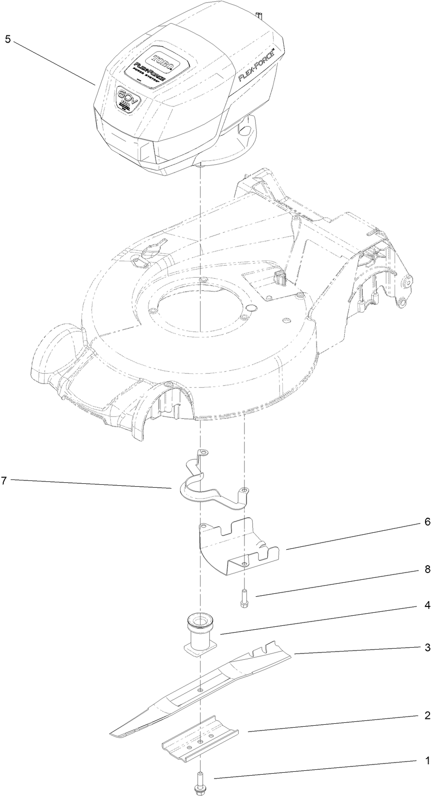 Engine and Blade Assembly