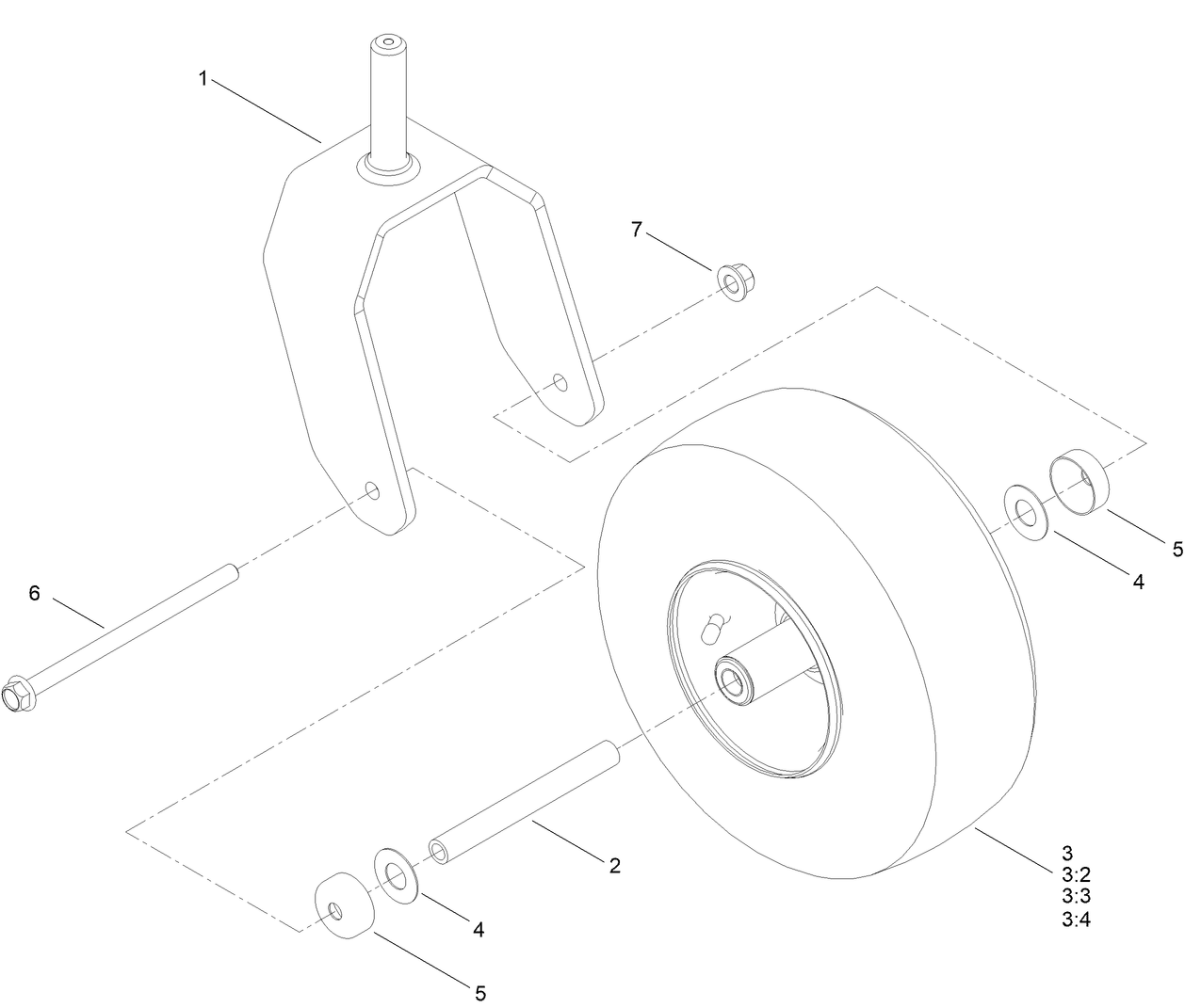 Caster Assembly No. 144-1919