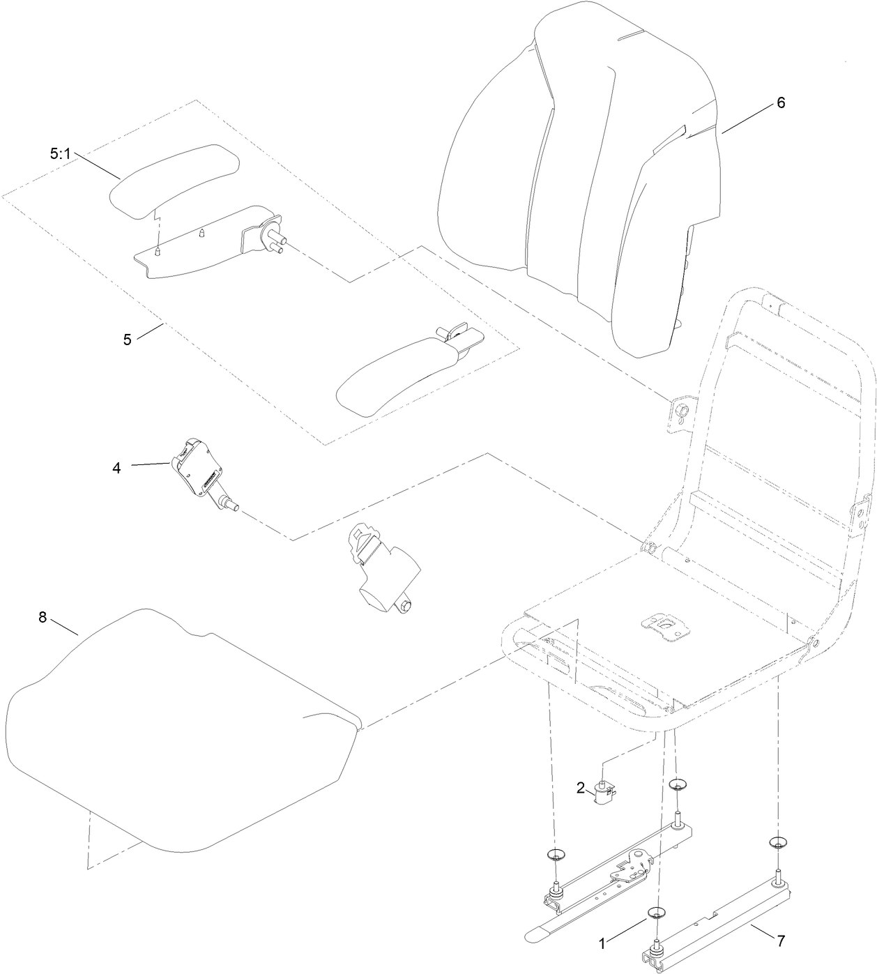 Seat Assembly No. 144-1965