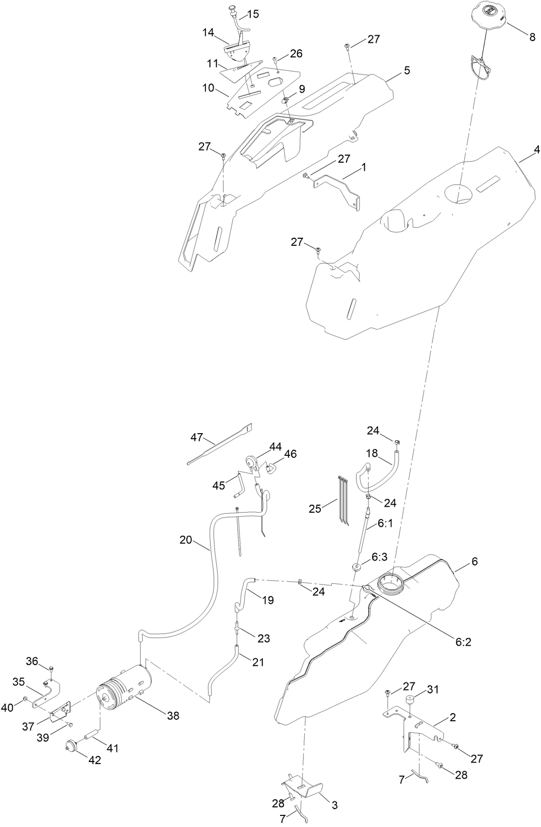 Body Styling and Fuel Pod Assembly