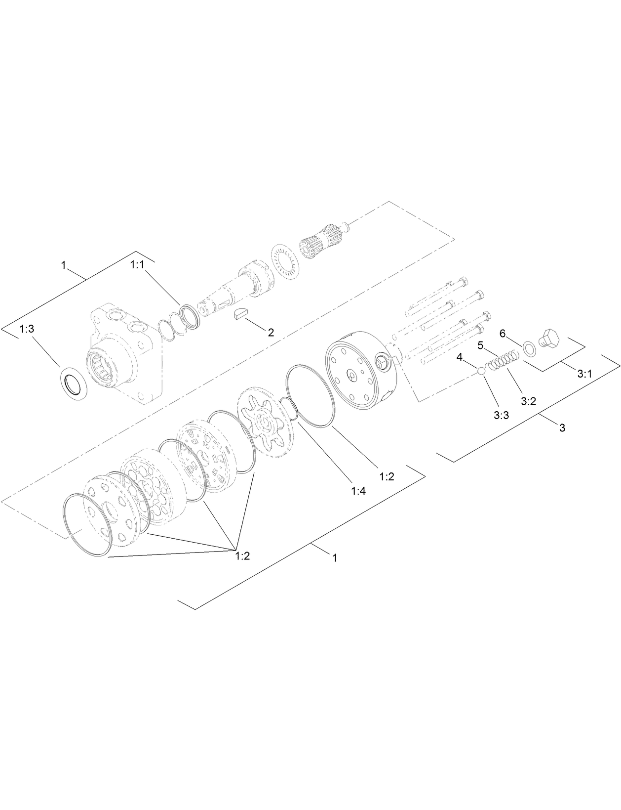 Hydraulic Motor Assembly No. 108-2948