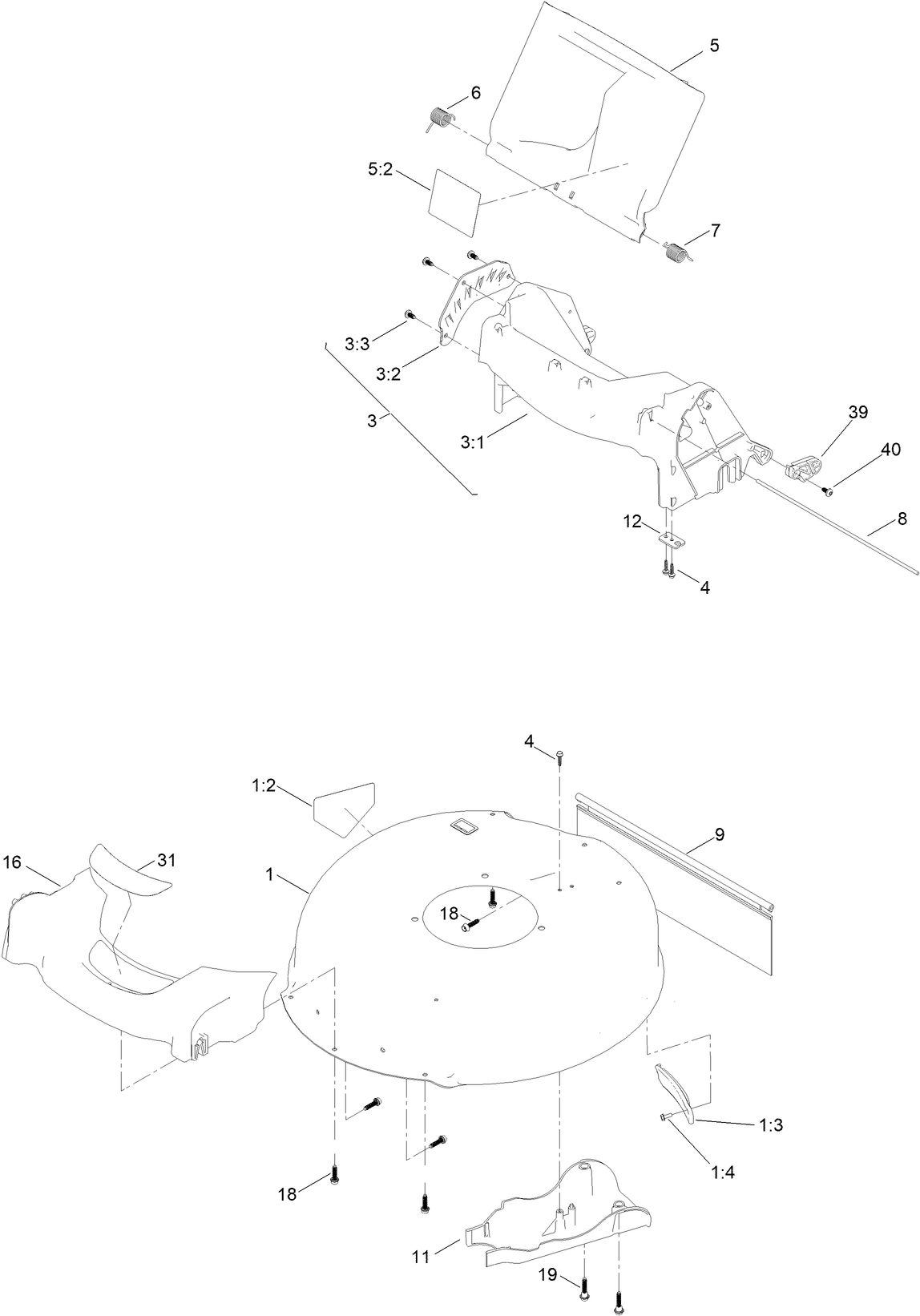 Housing and Chute Assembly