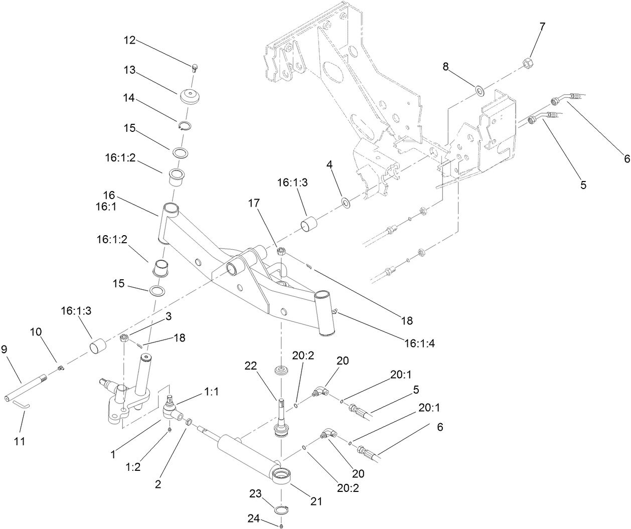 2-Wheel Drive Axle Assembly