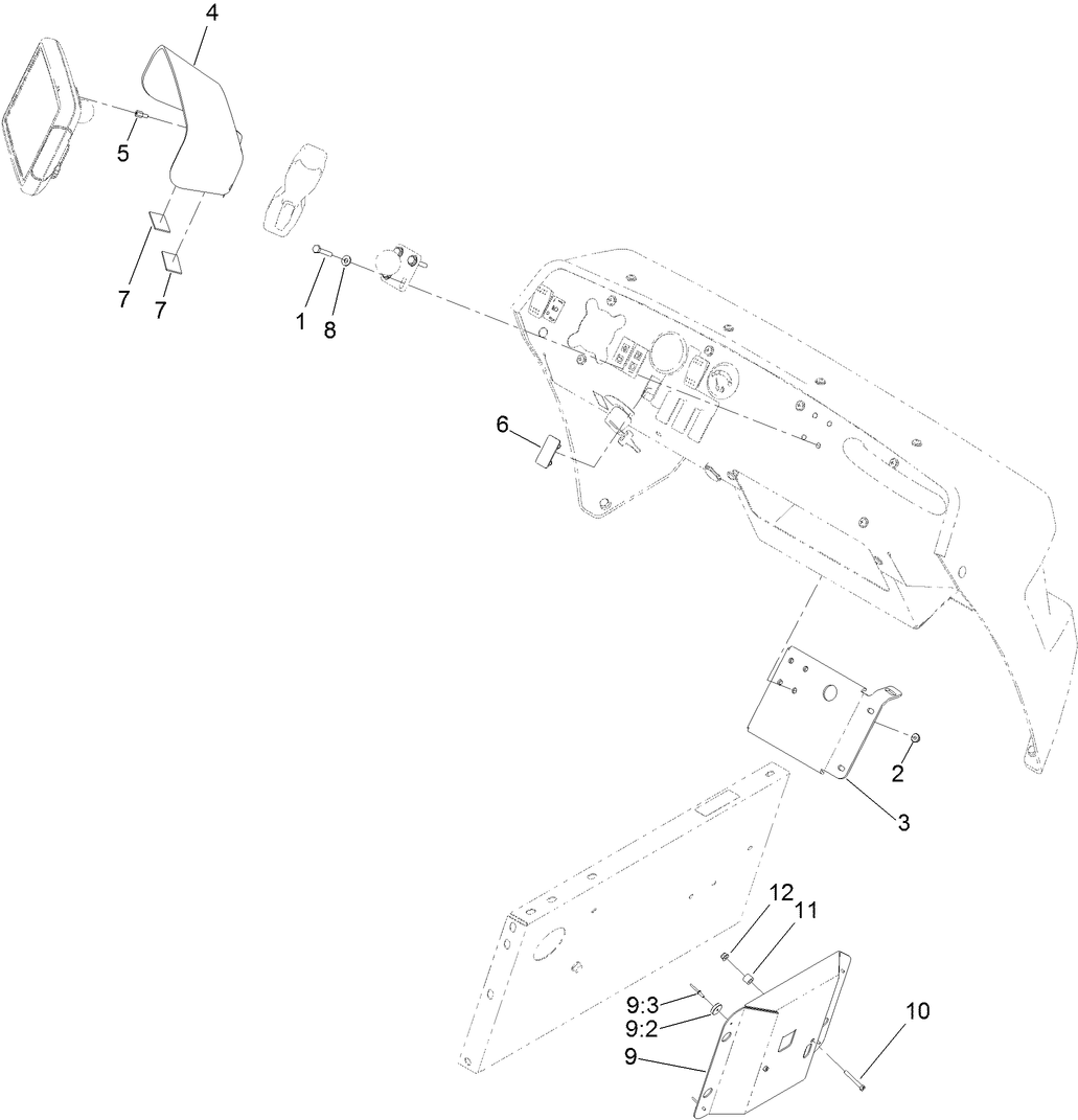 Display Cover and Modem Mount Bracket