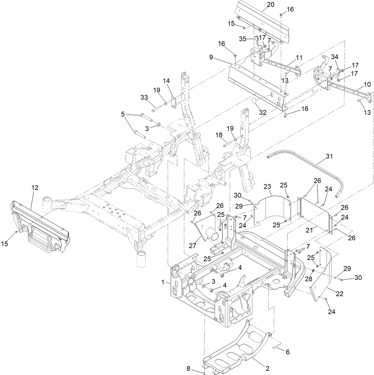 Power Frame Assembly