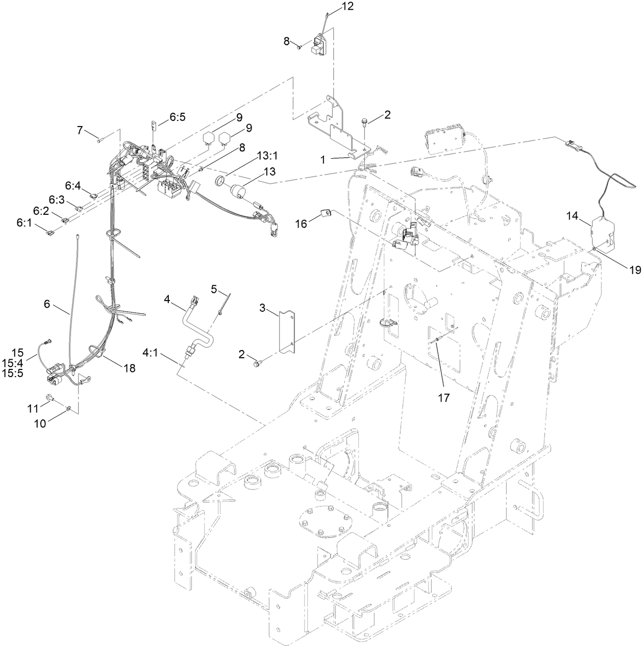 Wire Harness, Temperature Sensor and Shield Assembly