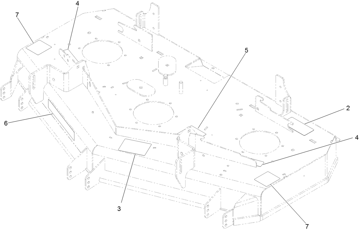 Deck Decal Assembly No. 134-3890