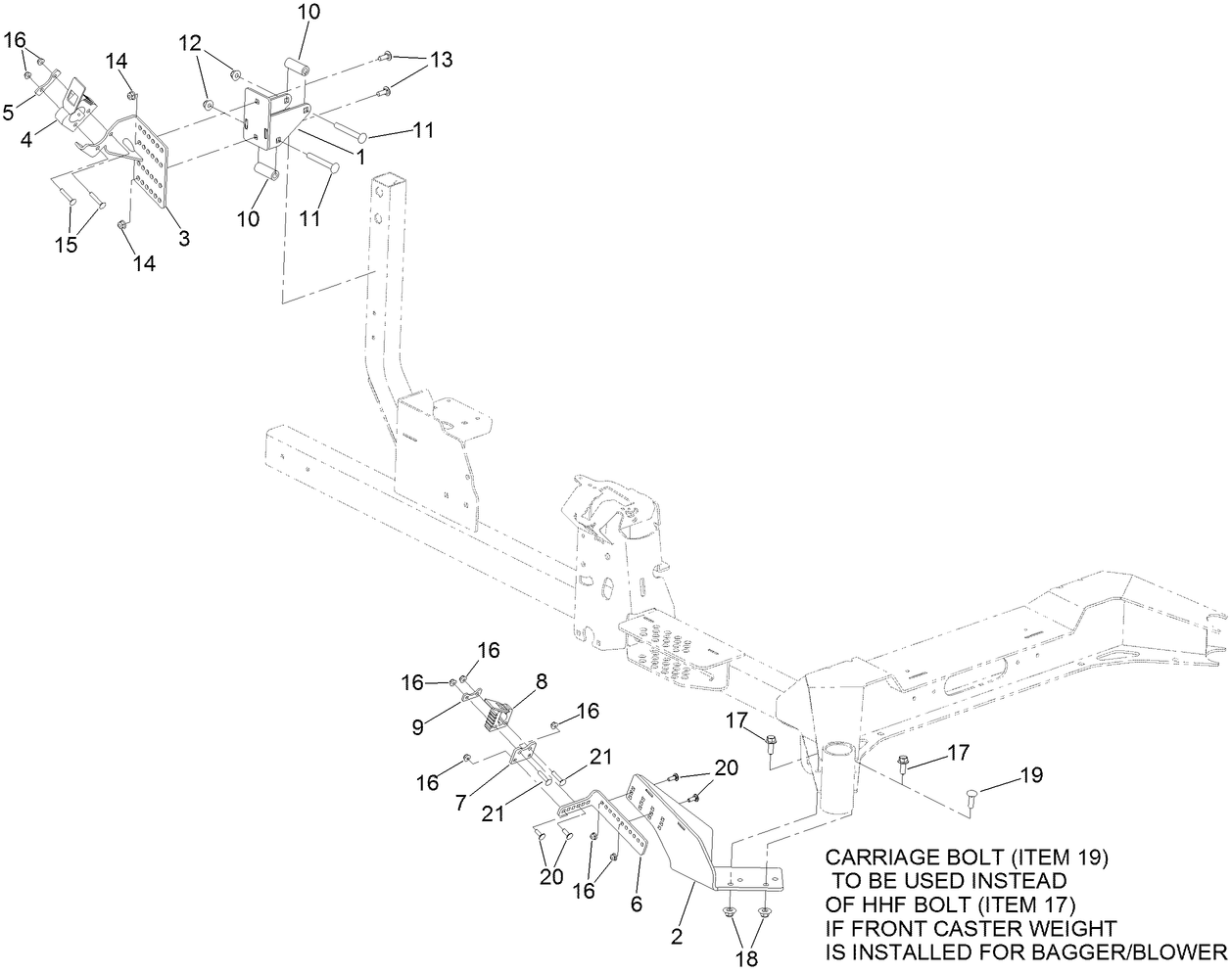 Trimmer Mount Assembly No. 144-2665
