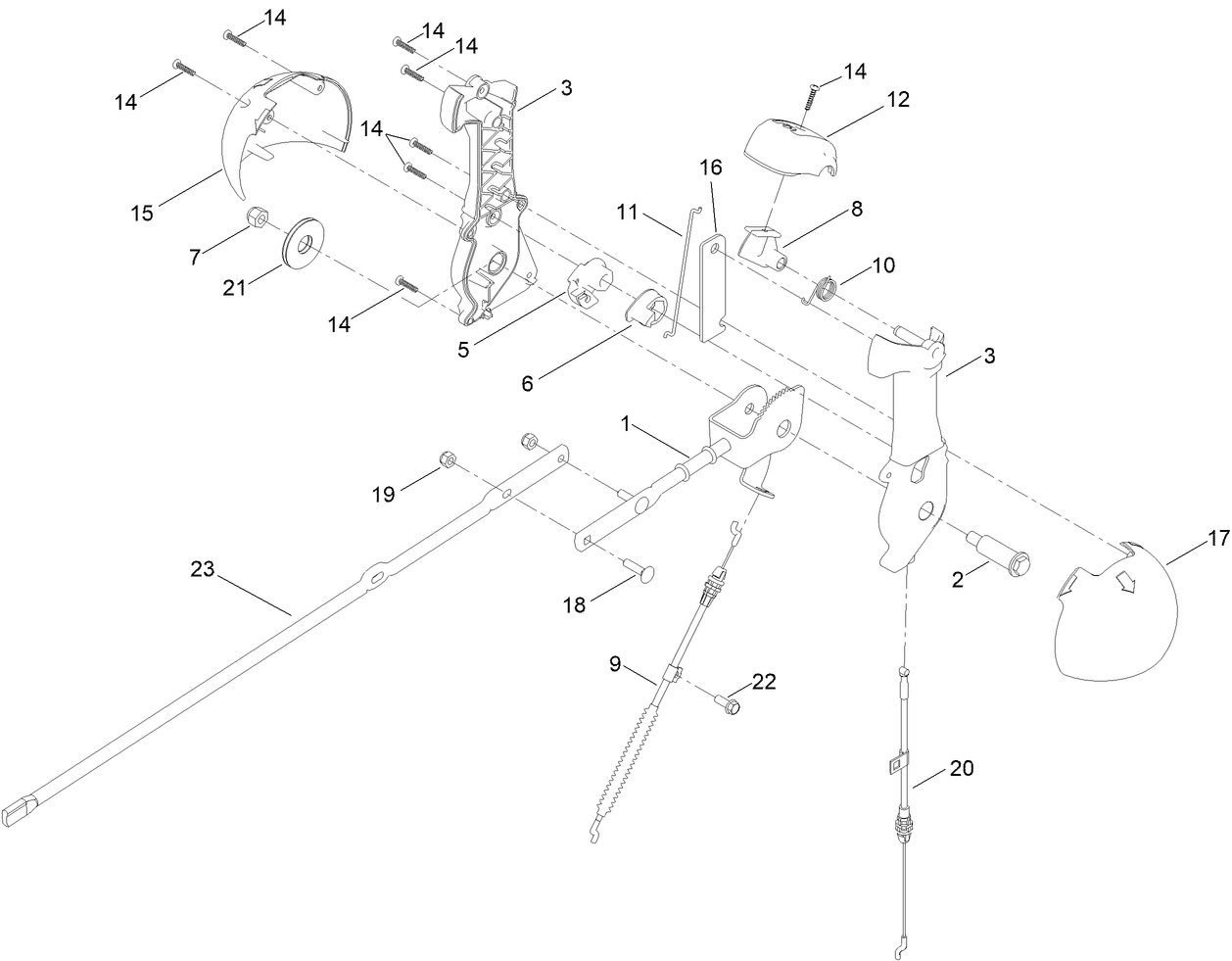 Chute Control Assembly