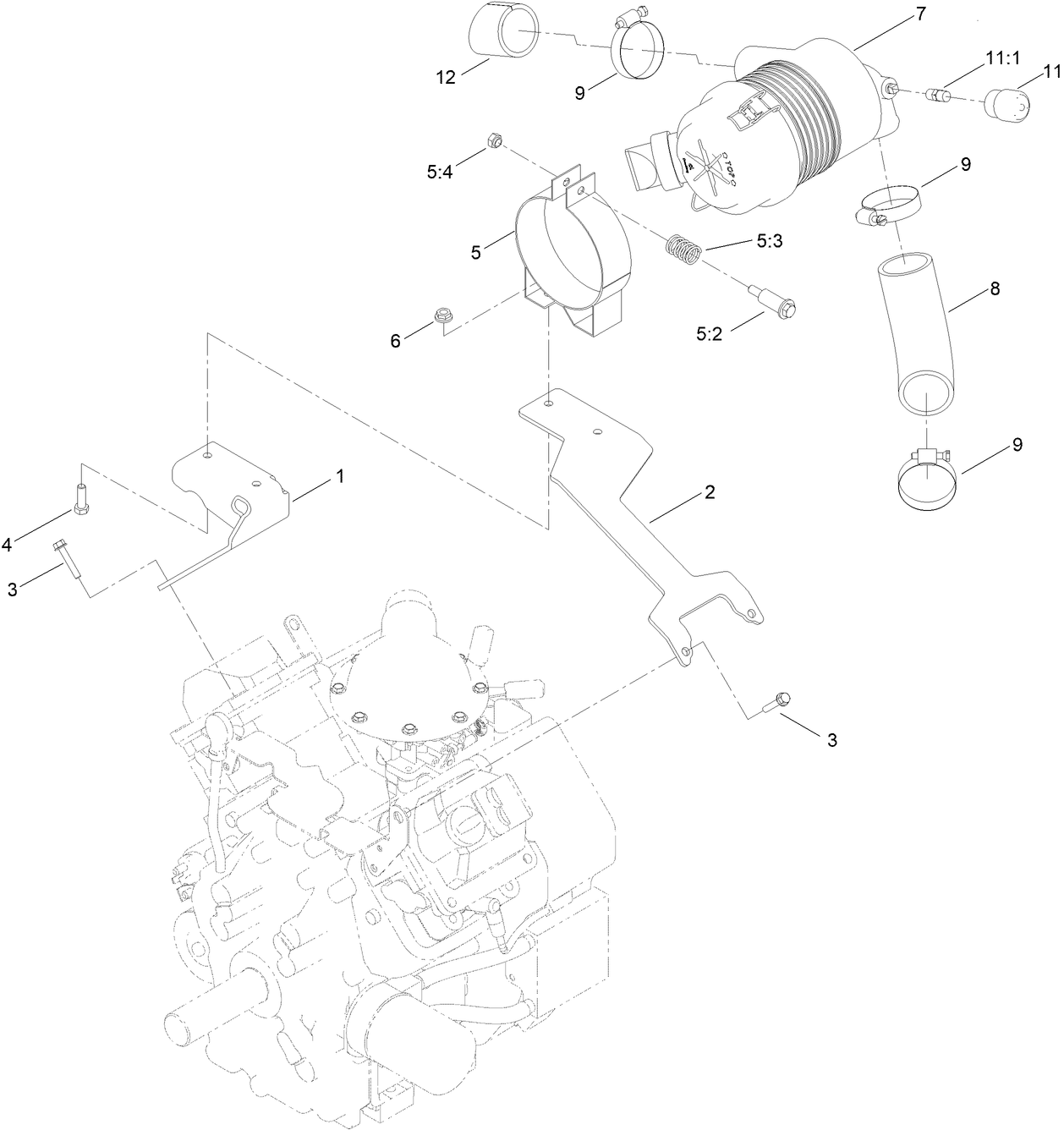 Air Cleaner Mount Assembly