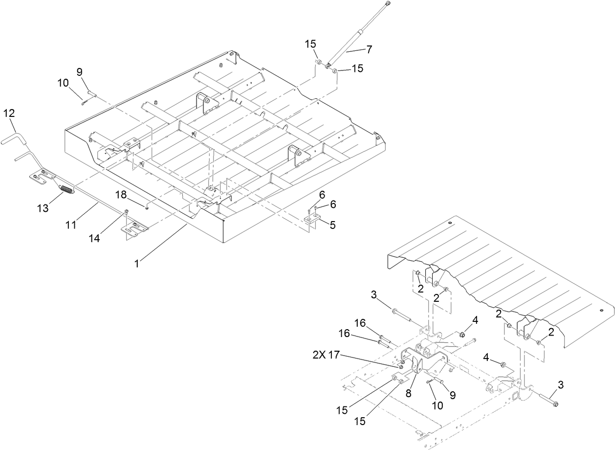 Steel Cargo Bed Base Assembly
