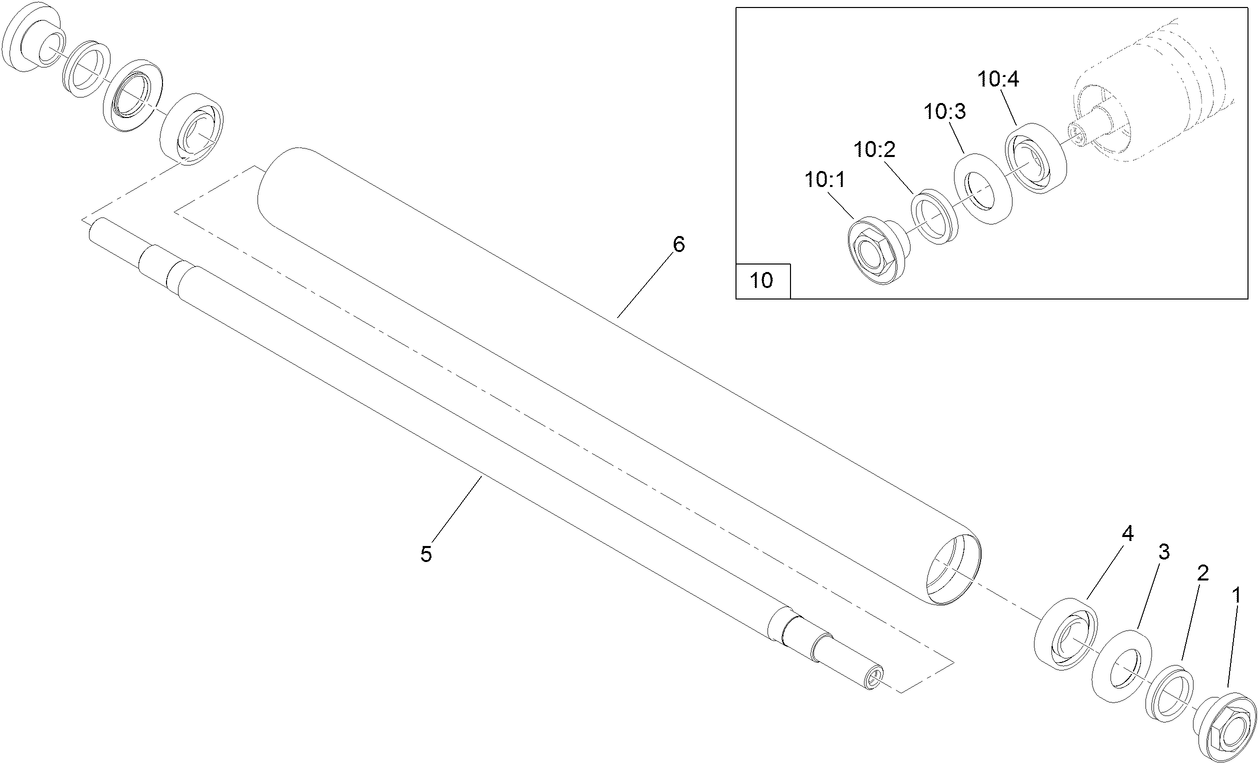 Rear Full Smooth Roller Kit Assembly No. 140-5560