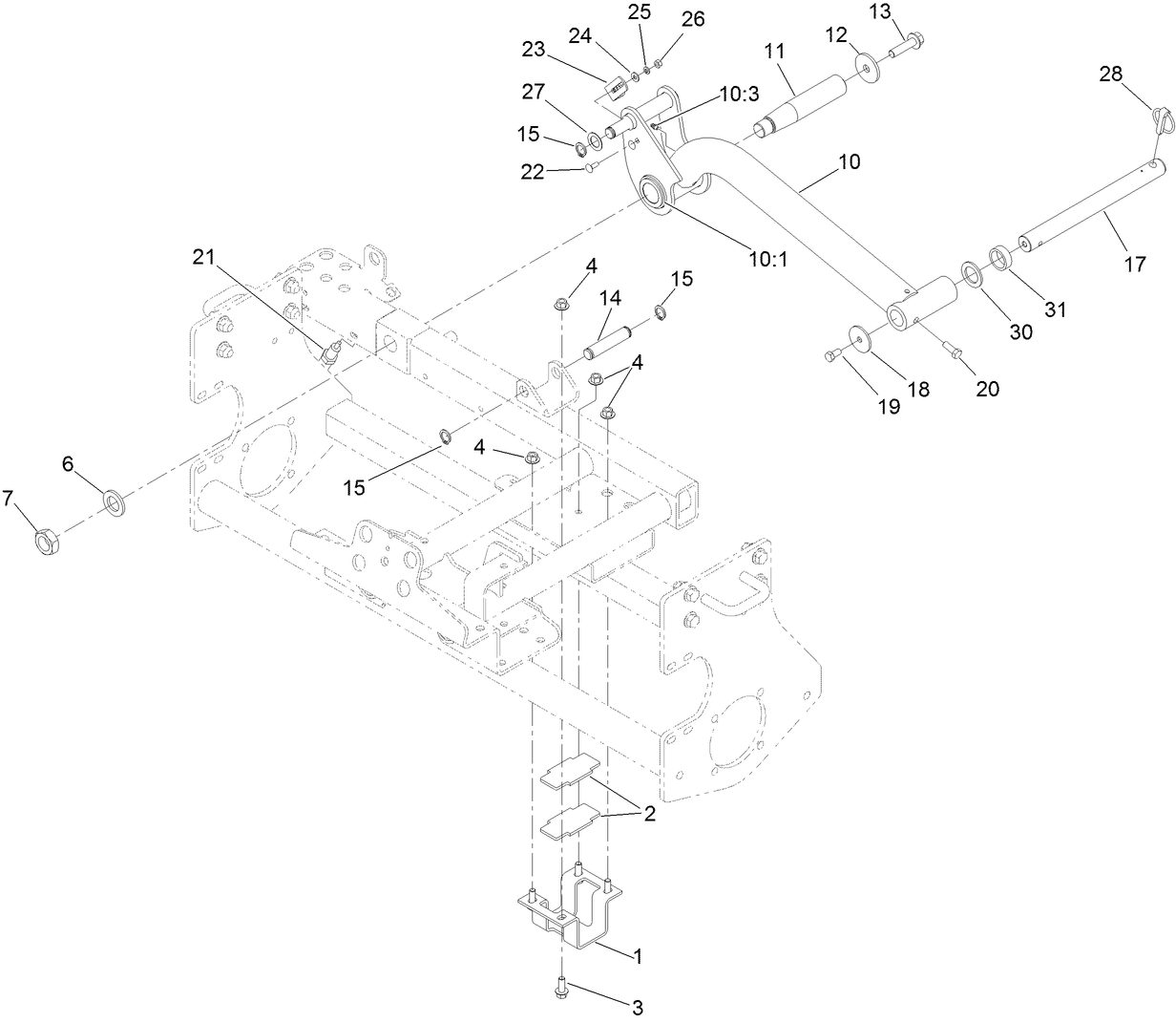 Rear Lift Arm Assembly