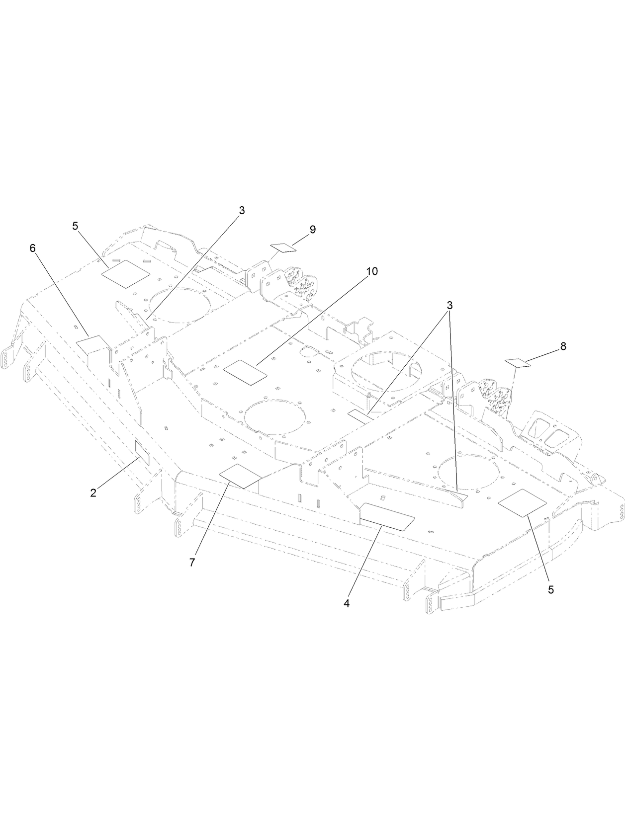 Decal Deck Assembly No. 139-0894SP
