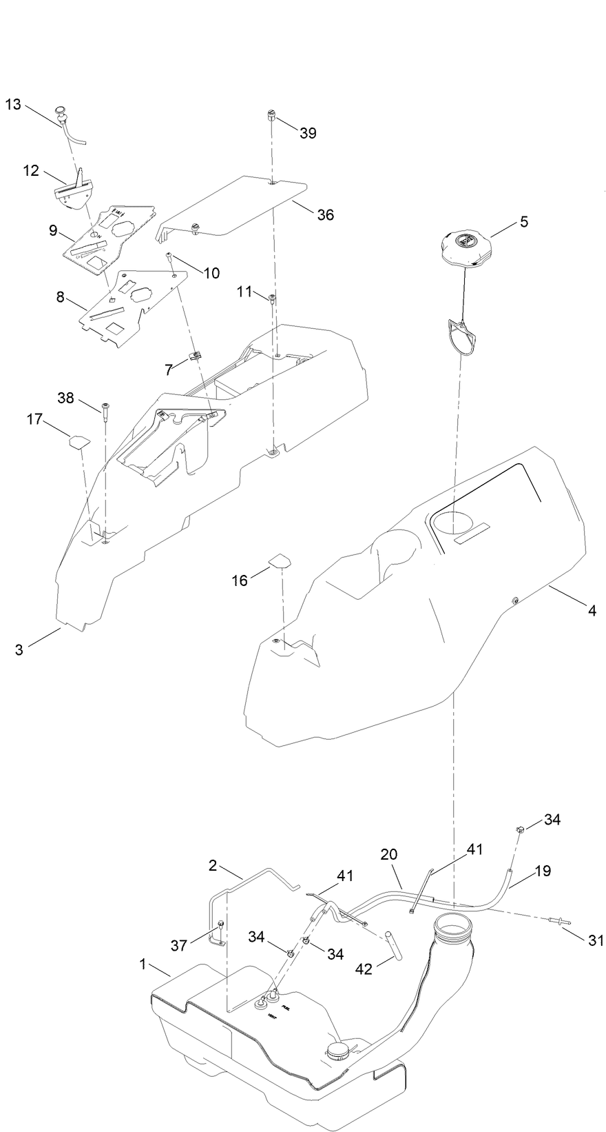 Body Styling and Fuel Pod Assembly