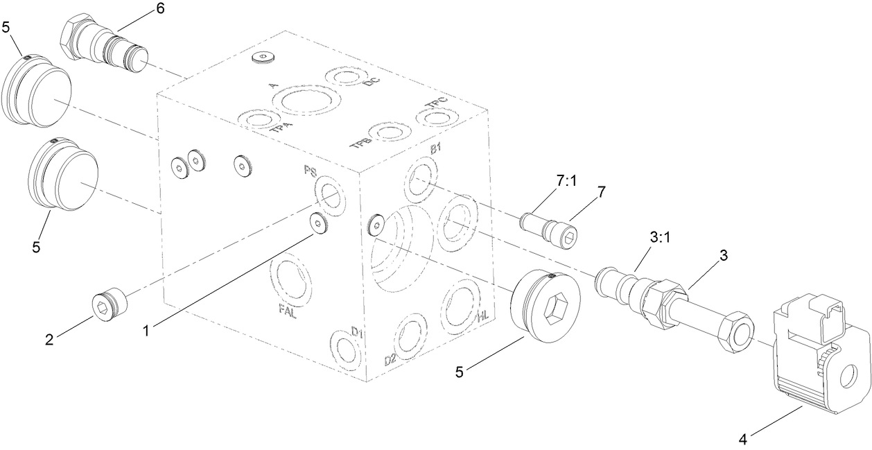 Transmission Manifold Assembly No. 134-1617