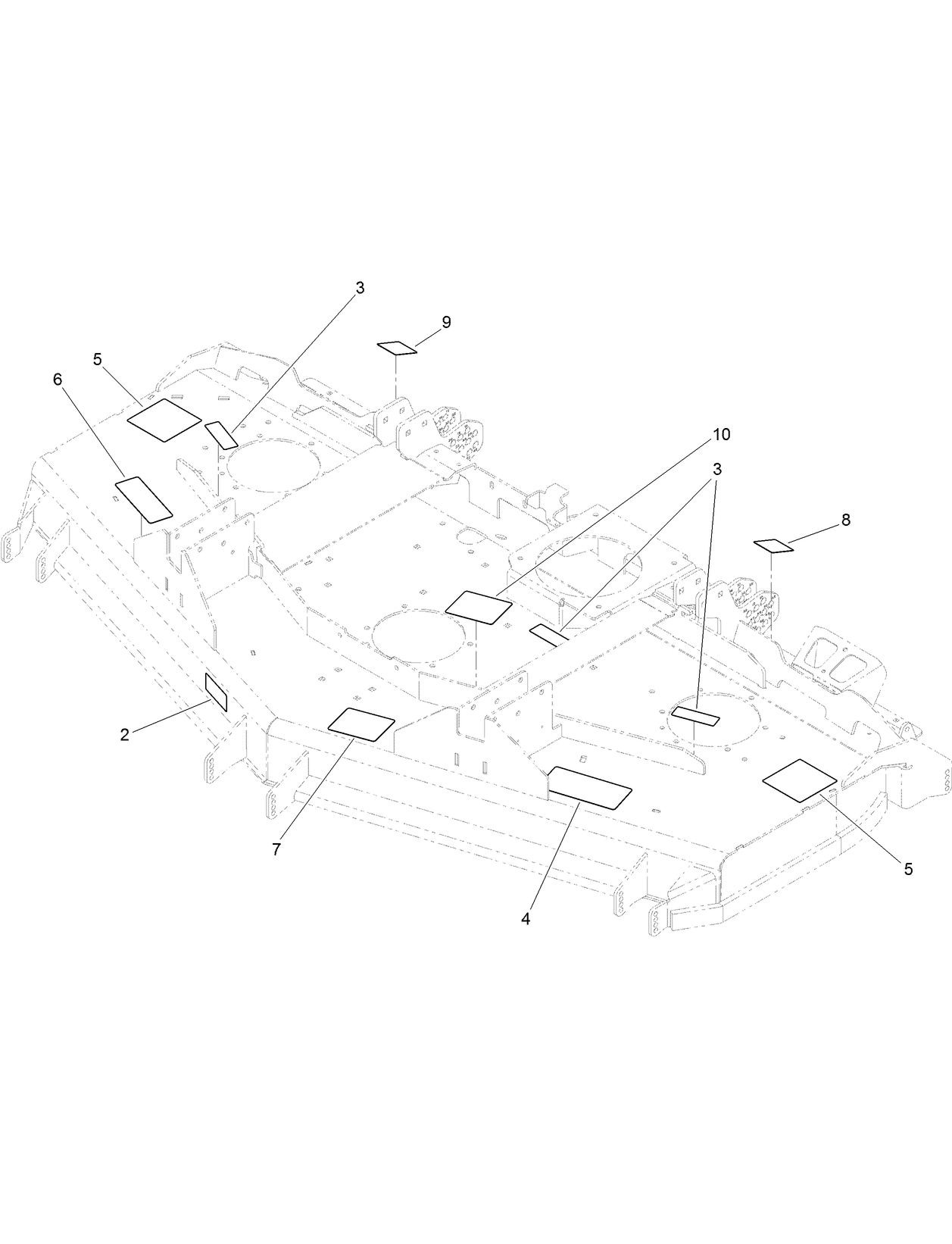 Decal Deck Assembly No. 139-0894SP