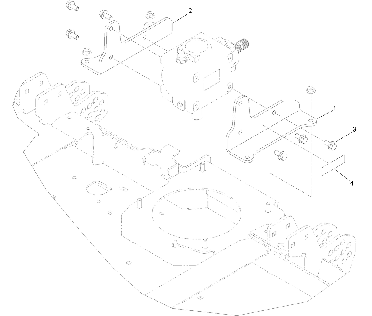 Gearbox Bracket Kit Assembly No. 144-0505
