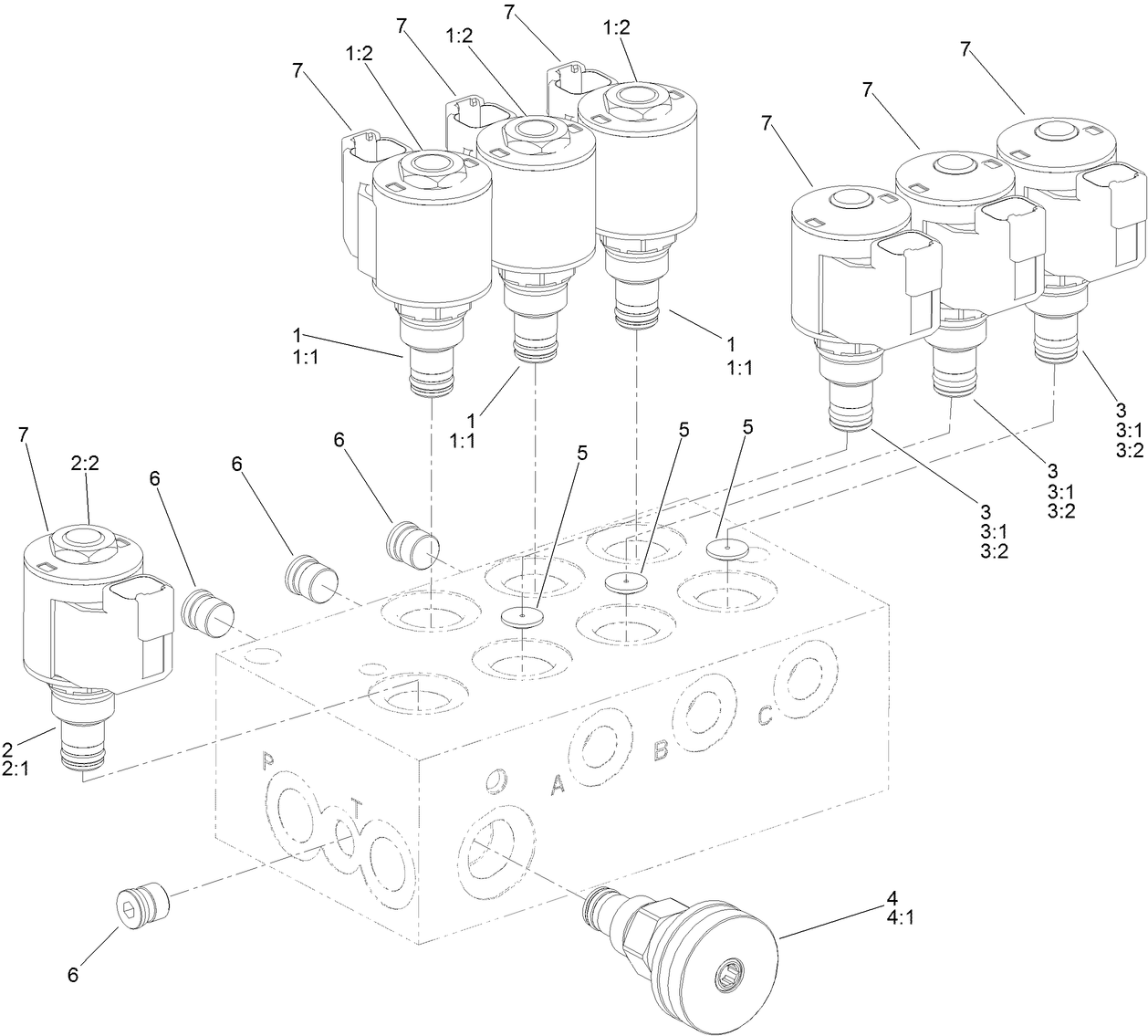 Lift Control Manifold Assembly No. 111-8419