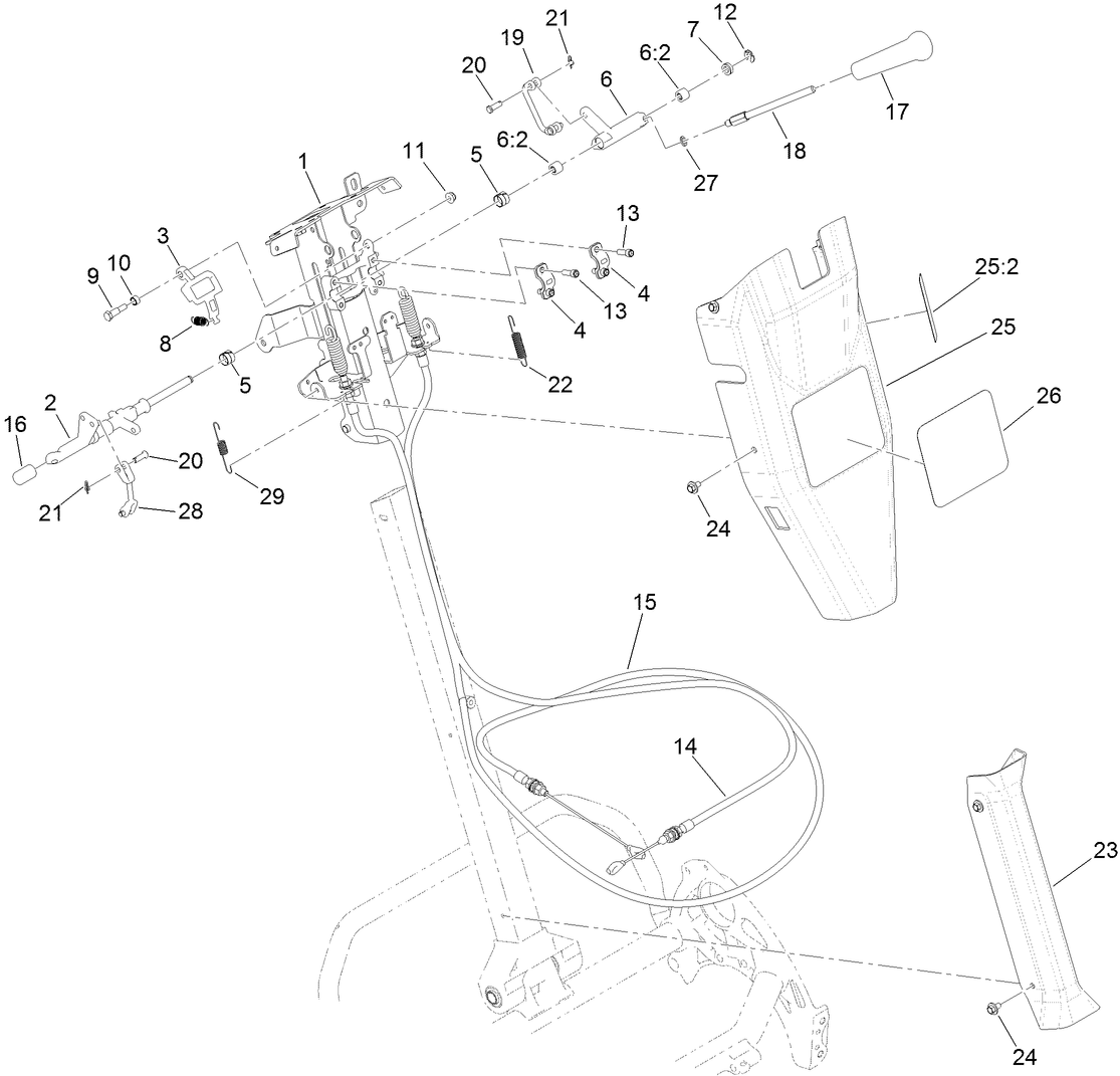 Reel Controls and Covers Assembly