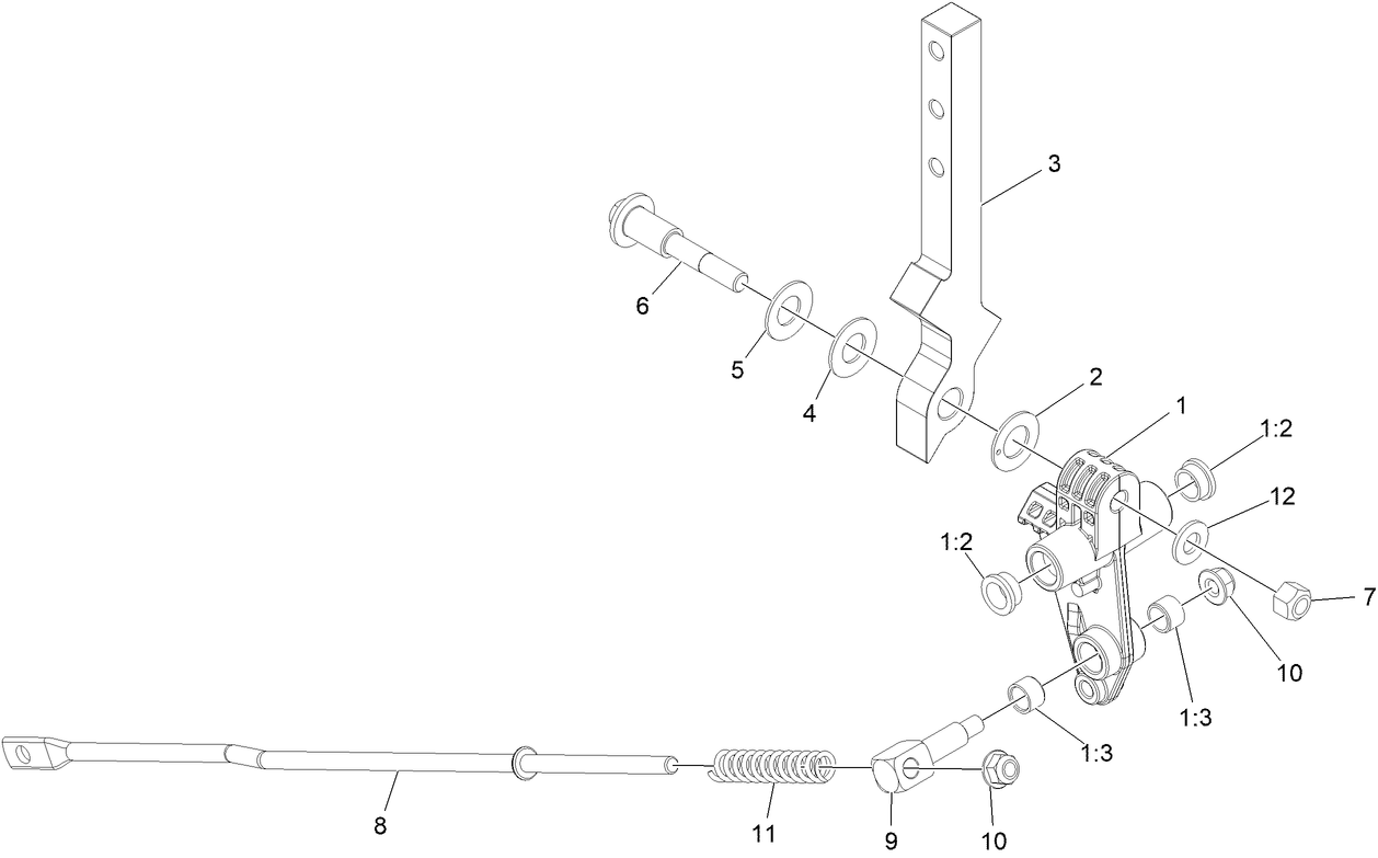 LH and RH Control Arm Assembly