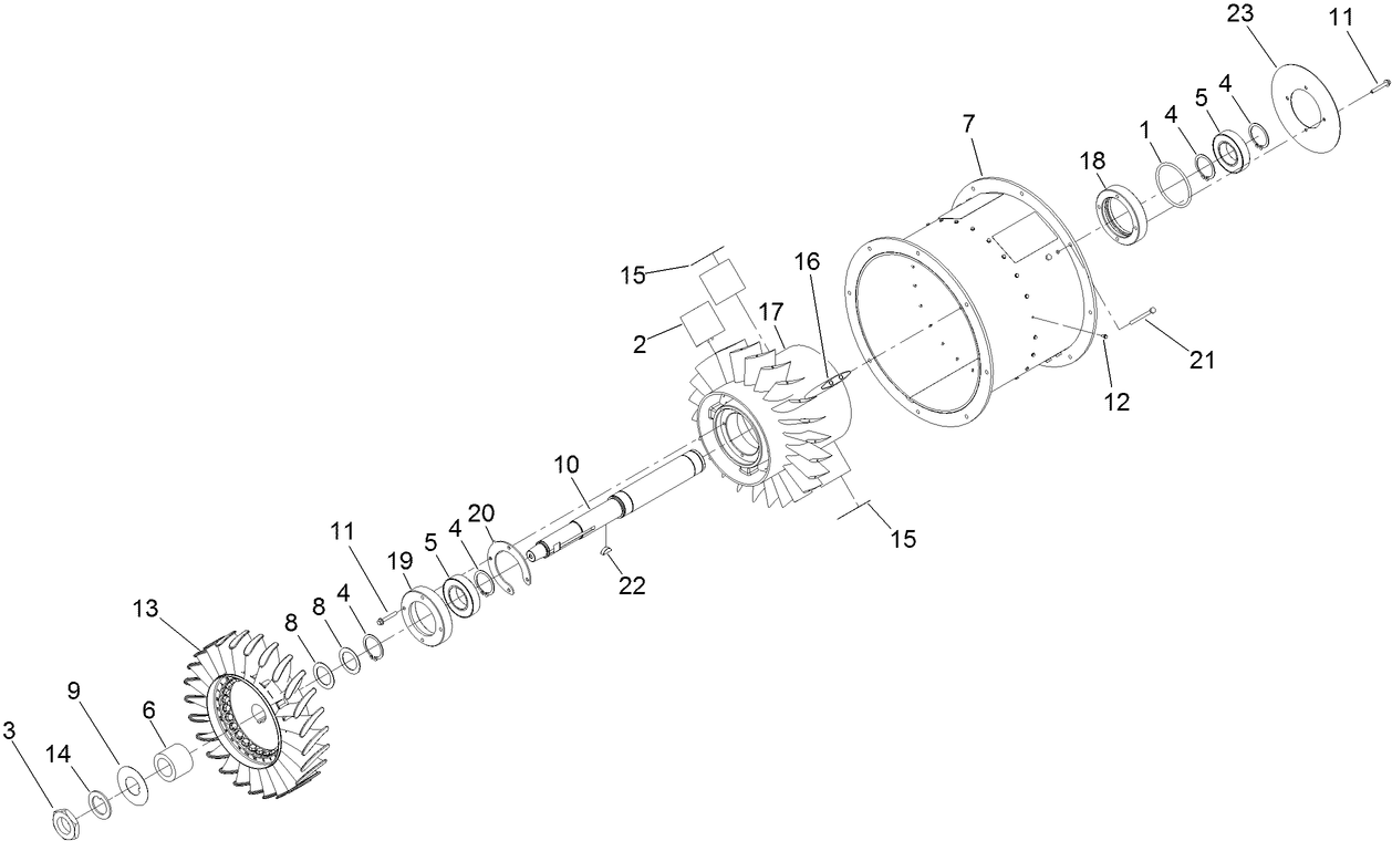 Turbine Assembly No. 144-3241SP