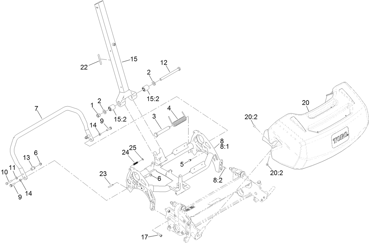 Frame and Handle Mount Assembly