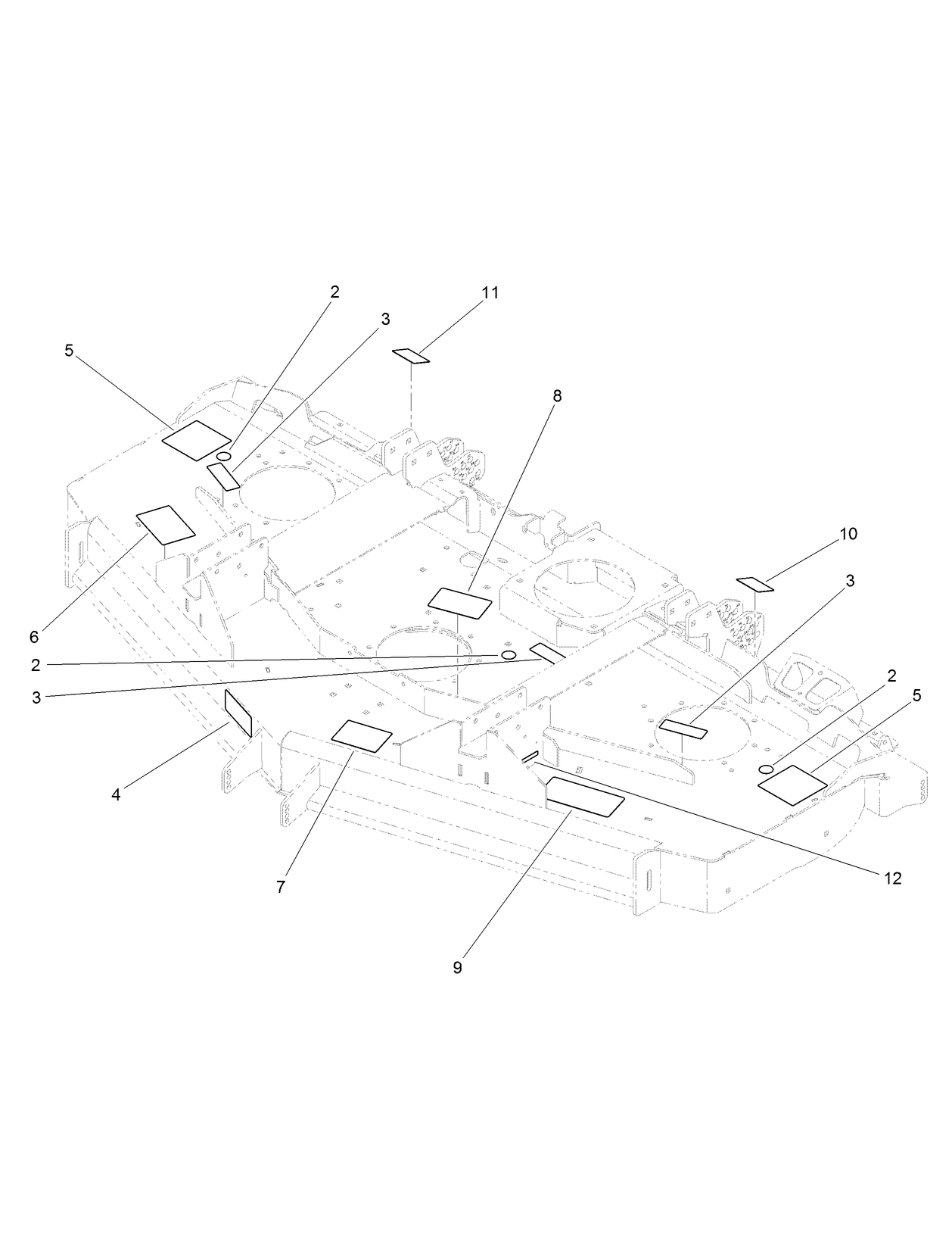 Deck Decal Assembly No. 138-4516SP