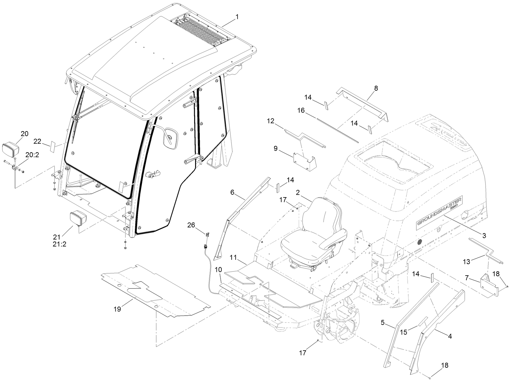 Cab Mounting Assembly