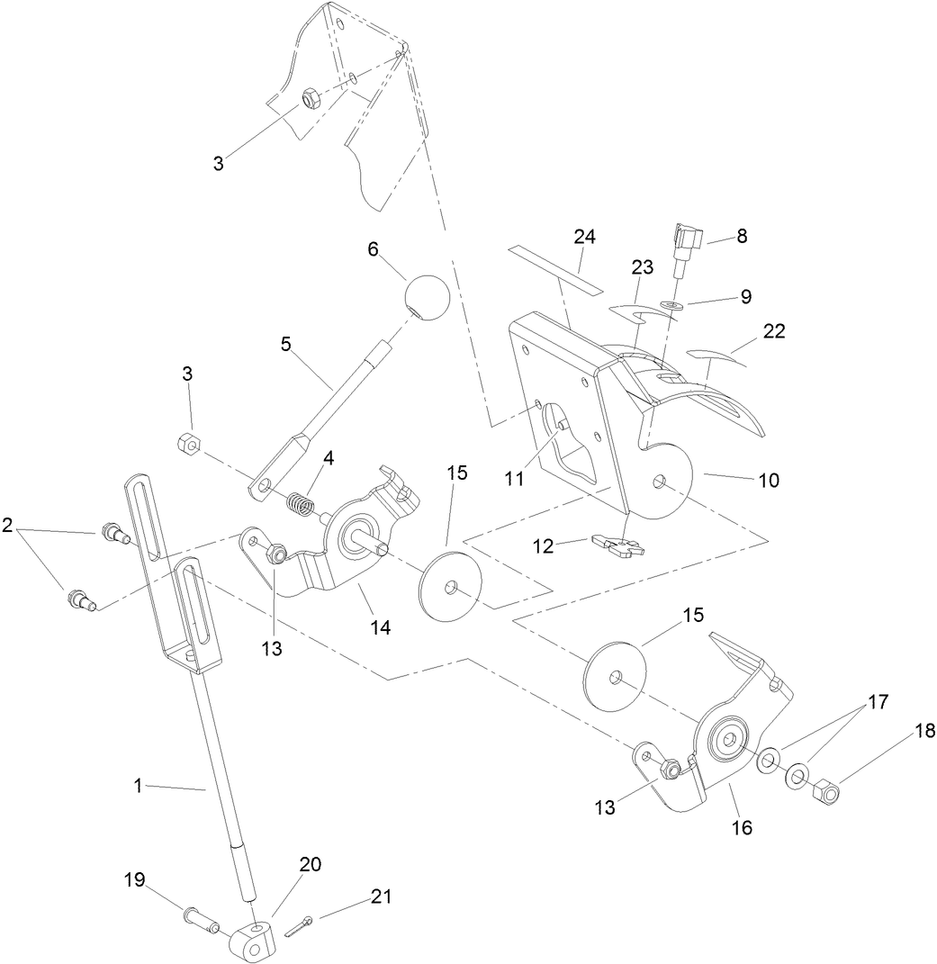 Hand Throttle Kit Assembly